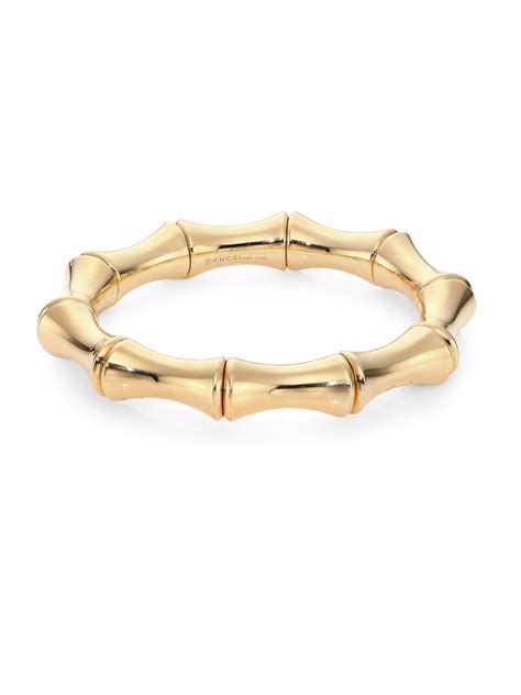 gucci 18k bamboo bracelet|gucci snake bracelet.